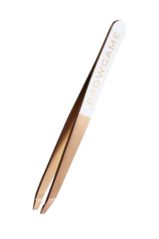 Browgame Prestige Tweezer Slanted Rose Gold