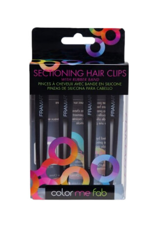 Framar Elastic Sectioning Clips Black