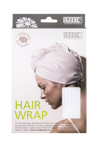 Smart SPA Vlasový Turban Waffle Biely