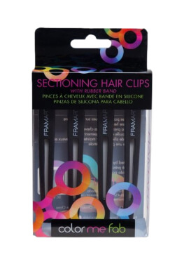 Framar Elastic Sectioning Clips Black