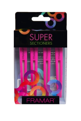 Framar Elastic Sectioning Clips Pink