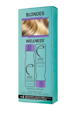 Malibu Blondes Enhancing Collection šampón 266 ml + kondicionér 266 ml + wellness sáčky 4 kusy