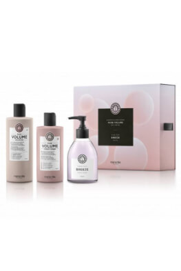 Maria Nila Pure Volume darčeková sada šampón 350 ml + kondicionér 300 ml + tekuté mydlo Breeze 300 ml