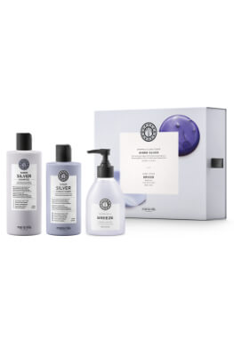 Maria Nila Sheer Silver Holiday Box + krém na ruky