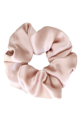 MURU Veľká Hodvábna Scrunchie Gumička - Ružová