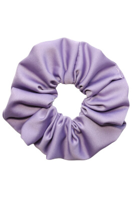 MURU Veľká Saténová Scrunchie gumička - Levanduľová Matná